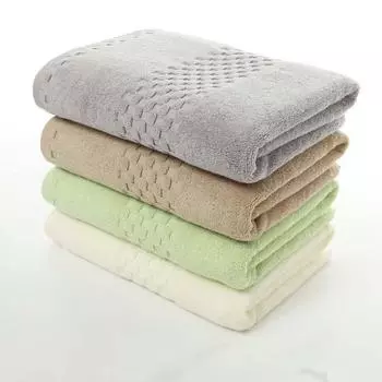 Полотенца из утолщенного чистого хлопка с вышивкой из мягкого и впитывающего хлопка. 35*75cm коричневый