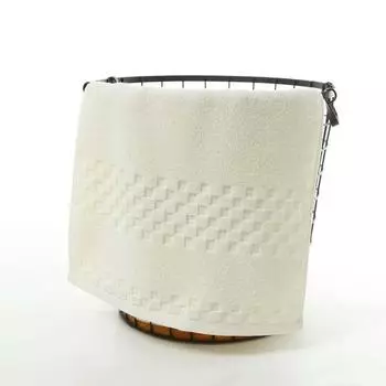 Полотенца из утолщенного чистого хлопка, вышитые мягким и впитывающим хлопком. 35*75cm белый