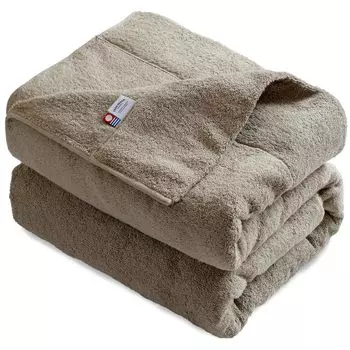 Полотенце-батут Одеяло Imabari Single Couverture 140 x 190 см Сделано в Японии Полотенце Imabari Хлопок Приблизительно. 100% (бежевый)