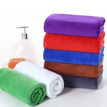 Полотенце Быстросохнущее полотенце из микрофибры, универсальное чистящее полотенце, удобное полотенце для мытья автомобиля для домашней кухни синий