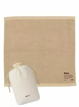Полотенце CB Japan, бежевое, большой размер, 120 x 120 см, klut, полотенце для отдыха Noll