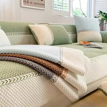 Полотенце-чехол для дивана, зимняя плюшевая подушка с защитой от царапин, универсальное универсальное покрывало для дивана, полное одеяло 70*70