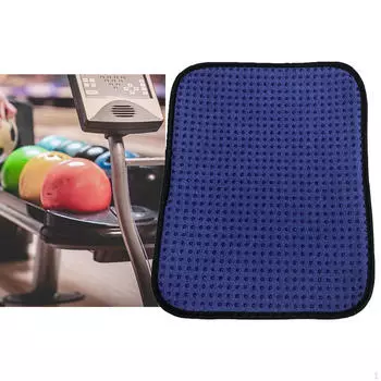 Полотенце для боулинга с функцией очистки от грязи/масла. Мягкое полотенце из микрофибры, удобное для захвата. Purple 20cmx20cm