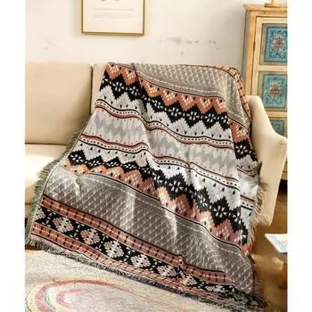 Полотенце для чехла на диван в скандинавском стиле в стиле Instagram с полным покрытием в стиле ретро, одинарный чехол, простой тканевый чехол для четырех сезонов, универсальный чехол для дивана, коврик 130*180