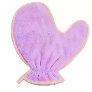 Полотенце для чистки домашних животных Перчатка из волокна суперабсорбирующее многоразовое полотенце для кошек и собак Средства по уходу за домашними животными Фиолетовый фиолетовый