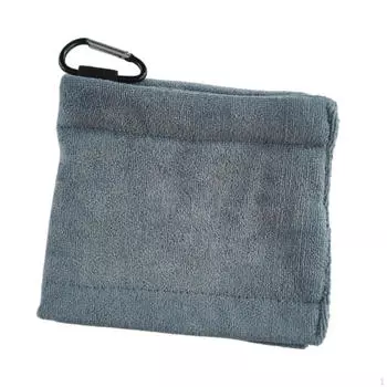 Полотенце для чистки мячей для гольфа, легкая салфетка для чистки головок клюшек зелёный