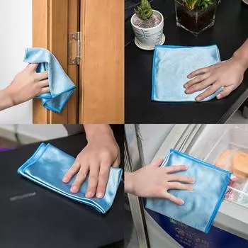 Полотенце для чистки стекла, без следов, без ворса, тряпка для чистки зеркал, чистящее полотенце, губка для чистки 30x30cm