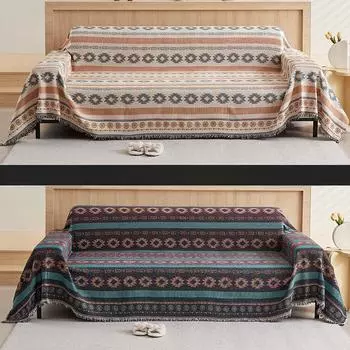 Полотенце для дивана, абстрактный ветер, чехол для дивана, ткань, нескользящая подушка для дивана, универсальный чехол для дивана Four Seasons, универсальный универсальный чехол 90*90cm