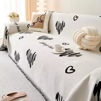 Полотенце для дивана Alpine Chenille Four Seasons Universal All-Inclusive Чехол для дивана Чехол для дивана с защитой от пыли, устойчивый к царапинам, цельный чехол для дивана 180*130cm
