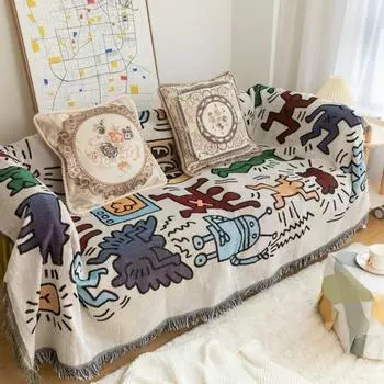 Полотенце для дивана American Graffiti 90*90cm