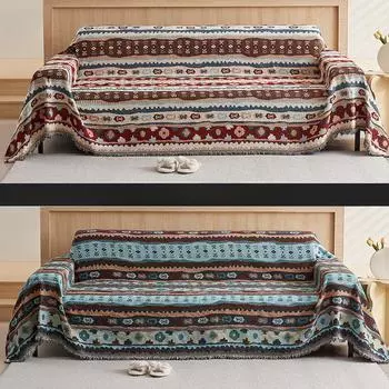 Полотенце для дивана, чехол для дивана, полная ткань, универсальный чехол для дивана Four Seasons, высококачественная нескользящая ткань, не царапающаяся 90*90cm