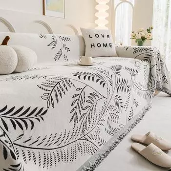 Полотенце для дивана Чехол для дивана Полотенце All-Inclusive Four Seasons Универсальный пасторальный чехол для дивана Защитный чехол для домашнего дивана 180X130