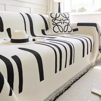 Полотенце для дивана, чехол для всего дивана, универсальная ткань Four Seasons, шенилл, антикошачья лапка, пылезащитный чехол для дивана, универсальный, все включено 180*130cm