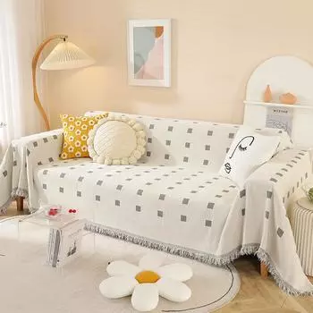 Полотенце для дивана, чехол из шенилла, полотенце с полным покрытием, универсальный чехол для дивана на четыре сезона 130*180cm