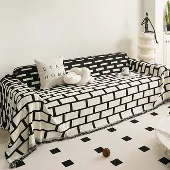 Полотенце для дивана Four Seasons Universal Non-Slip Подушки для сидений Художественный чехол для дивана Ткань для полного покрытия Полотенце 180*130cm