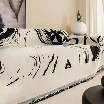 Полотенце для дивана Four Seasons, универсальная нескользящая подушка, легкая, роскошная синель Advanced Sense, чехол для дивана в современном стиле, полное покрытие, ткань 180*130cm