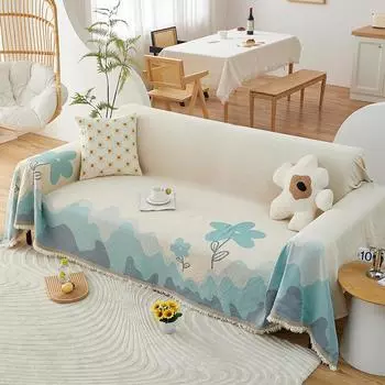 Полотенце для дивана Four Seasons, универсальные нескользящие подушки для сидений, чехол для дивана, чехол для дивана из синели, ткань с полным покрытием, полотенце 180*130cm