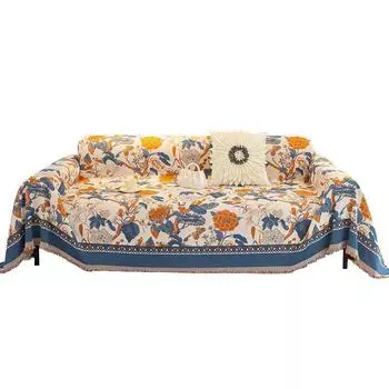 Полотенце для дивана French Light Luxury Chenille, универсальное для всех сезонов, многоцелевое, устойчивое к царапинам от кошек, высококачественная подушка для дивана и чехол для дивана 180*130cm