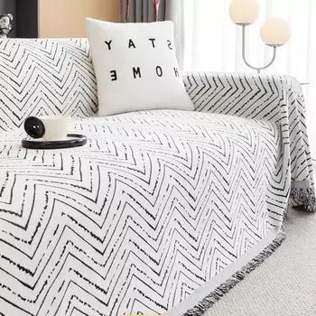 Полотенце для дивана из шенилла, цельное, простое, современное, нескользящее, всесезонное, универсальное, высококачественное, все включено, универсальное, чехол для дивана 180*130cm