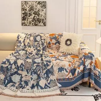 Полотенце для дивана из шенилла Four Seasons Universal All-inclusive для гостиной, чехол для дивана с защитой от царапин от кошек, роскошное одеяло для дивана 180x130cm