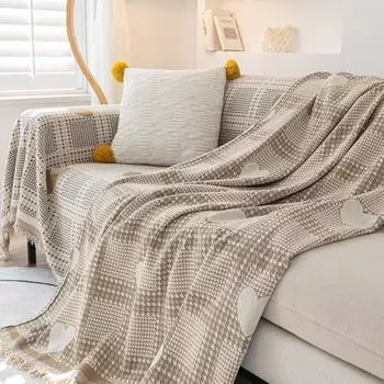 Полотенце для дивана из шенилла Ins Style, универсальный чехол для дивана на все четыре сезона, защита от когтей кошек, противоскользящий чехол для дивана в скандинавском стиле 180*130cm