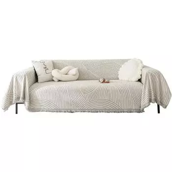 Полотенце для дивана из шенилла на все времена года, полное покрытие, пыленепроницаемый чехол для дивана, ветрозащитный чехол для дивана с защитой от кошачьих царапин, одеяло 180*130cm