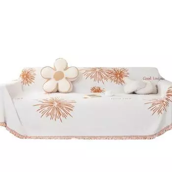 Полотенце для дивана из шенилла, простой новый чехол для дивана, универсальный чехол для дивана Four Seasons, устойчивый к царапинам от кошек 180*130cm