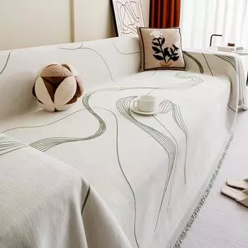 Полотенце для дивана из шенилла Universal Four Seasons Universal Чехол для подушки для дивана Нескользящий чехол Одеяло Чехол с защитой от царапин Ткань 180*130cm