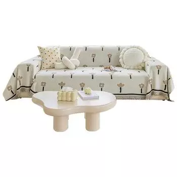 Полотенце для дивана из шенилла, универсальное покрывало для дивана в стиле Ins, ткань для всех сезонов, устойчивая к царапинам от кошек, все включено, кожаный чехол для дивана 180*130cm