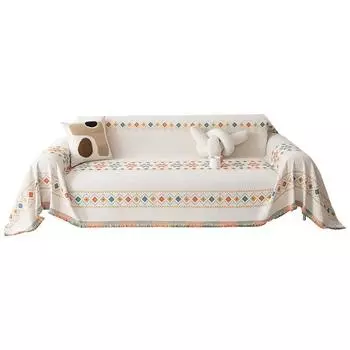 Полотенце для дивана из шенилла, универсальный чехол для дивана на все времена года, пыленепроницаемое одеяло для дивана, чехол для дивана в этническом стиле в стиле бохо 180*130cm