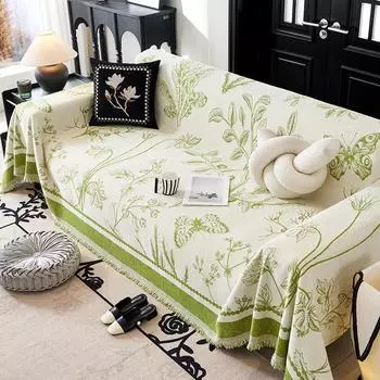 Полотенце для дивана из шенилла, высококачественная нескользящая подушка для дивана, универсальное полотенце с полным покрытием, универсальный чехол для дивана на четыре сезона 180*130cm