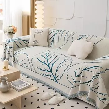 Полотенце для дивана из синели, чехол для дивана, не царапающий ткань, простая подушка для дивана, полный комплект, универсальный чехол для дивана, универсальный чехол 180*130cm