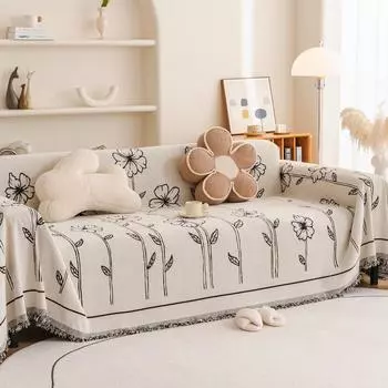 Полотенце для дивана из синели, чехол для дивана, цельный тканевый чехол для дивана, подушка с защитой от царапин, подушка для одеяла 180*130cm