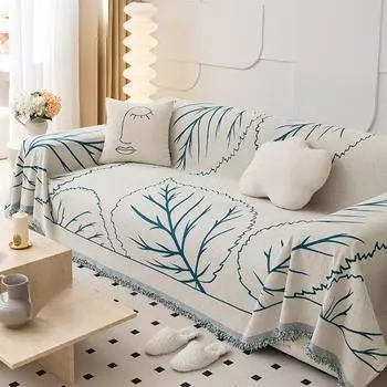 Полотенце для дивана из синели, чехол для дивана, не царапающий ткань, простая подушка для дивана, полный комплект, универсальный чехол для дивана, универсальный чехол 180*130cm