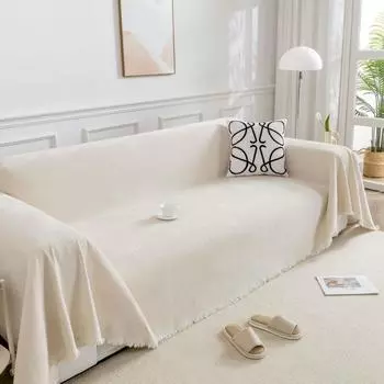 Полотенце для дивана из синели, чистый цвет, универсальный чехол для дивана, простой стиль, чехол для дивана, тканевое полотенце, универсальное для всех сезонов 180*130