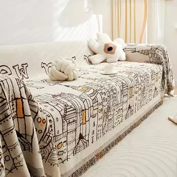 Полотенце для дивана из синели, диван для гостиной, чехол для дивана с защитой от кошачьих царапин, универсальный чехол для дивана «все включено» 180*130cm