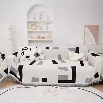 Полотенце для дивана из синели Four Seasons, универсальный чехол для дивана с защитой от кошек, полное покрытие, одеяло для дивана, противоскользящий пыленепроницаемый чехол для дивана. 180*130