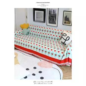 Полотенце для дивана из синели на все времена года, универсальный чехол для дивана, чехол для дивана, встроенный чехол для дивана 180*130cm