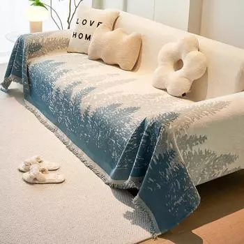 Полотенце для дивана из синели, полное покрытие, двустороннее цельное, универсальное на четыре сезона, доступное, роскошное, сочетание грязеотталкивающих и пылезащитных свойств. 180*130cm