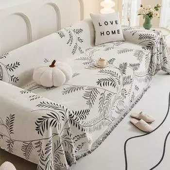 Полотенце для дивана из синели, роскошное высококачественное универсальное одеяло на четыре сезона, может быть покрыто тканью, защищающей от кошачьих лап 180*130cm