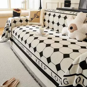 Полотенце для дивана из синели с защитой от царапин для гостиной, прямой ряд, чехол для дивана, ткань, универсальный чехол для дивана, пылезащитный чехол на четыре сезона 180*130cm