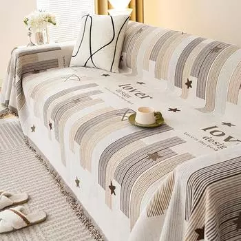 Полотенце для дивана из синели, ткань с полным покрытием, стиль «Четыре сезона», универсальный чехол для дивана, универсальное универсальное нескользящее покрытие для дивана 180*130cm