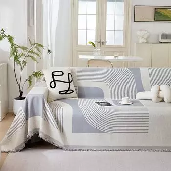 Полотенце для дивана из синели, ткань с полным покрытием, универсальный цельный чехол на четыре сезона, универсальный чехол для дивана, универсальное полотенце на спинку дивана 180*130cm