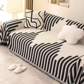 Полотенце для дивана из синели, универсальная диванная подушка Four Seasons, комплексное полное покрытие, тканевый чехол, нескользящий, простой, против кошачьих царапин, универсальный, двусторонний 180*130