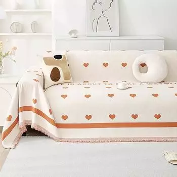 Полотенце для дивана из синели, универсальная цельная подушка для дивана Four Seasons, простая современная ткань с полным покрытием для дивана 180*130cm