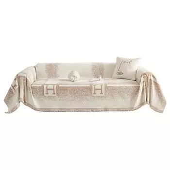 Полотенце для дивана из синели, универсальная ткань для четырех сезонов в стиле Ins, чехол для дивана с защитой от кошачьих когтей, простая нескользящая подушка для дивана 180*130cm