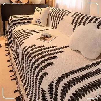 Полотенце для дивана из синели, универсальная диванная подушка Four Seasons, все включено, тканевый чехол с полным покрытием, нескользящий, простой, устойчивый к царапинам, двусторонний, универсальный 180*130