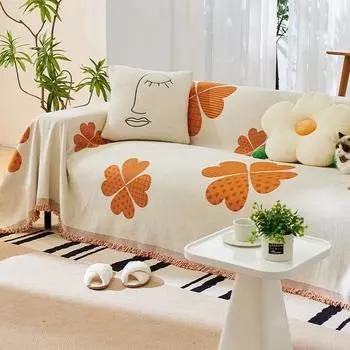 Полотенце для дивана из синели, универсальное моющееся и пыленепроницаемое ткань для дивана Four Seasons, свежий кожаный чехол для дивана, полное одеяло 180*130cm