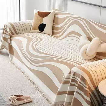 Полотенце для дивана из синели, универсальный универсальный чехол для дивана Four Seasons, пылезащитный чехол, цельный чехол для дивана, ткань с защитой от царапин 180*130cm