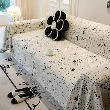 Полотенце для дивана из синели, универсальный универсальный чехол для дивана Four Seasons, пылезащитный чехол, цельный диван, большой тканевый чехол 180*130cm